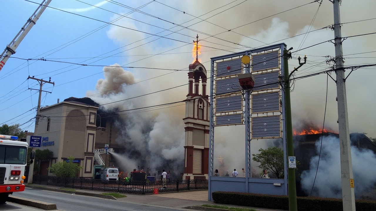 Devastador incendio arrasa con la Iglesia San Francisco en Iquique: Un monumento histórico perdido