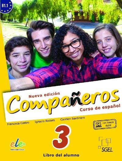 Compañeros 3 B1.1 (libro + cuaderno) Con licencia digital